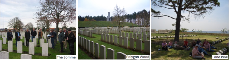 Click Here for details of our ANZAC CENTENARY TOURS